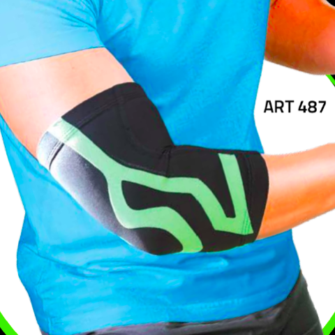 Elbow Brace with Integrated Power Band Taping