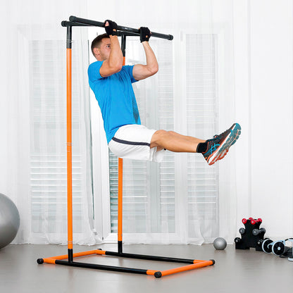 Full Body Calisthenic Pull-Up Station with Exercise Guide
