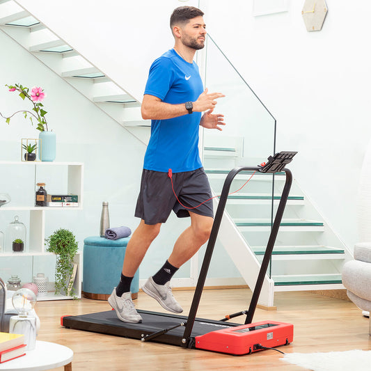 Folding Walking and Running Treadmill with Speakers and Remote Control