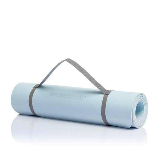 Non-slip Yoga Mat with Position Lines and Exercise Guide
