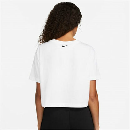 Camiseta de manga corta para mujer Nike Sportswear Blanca