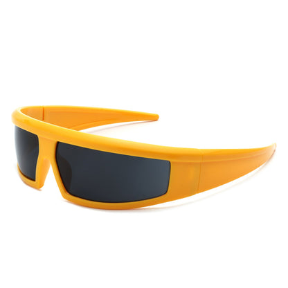 Starwise - Gafas de sol deportivas envolventes futuristas Y2K