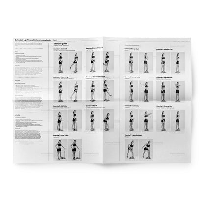 Buttocks & Legs Fitness Platform with Exercise Guide