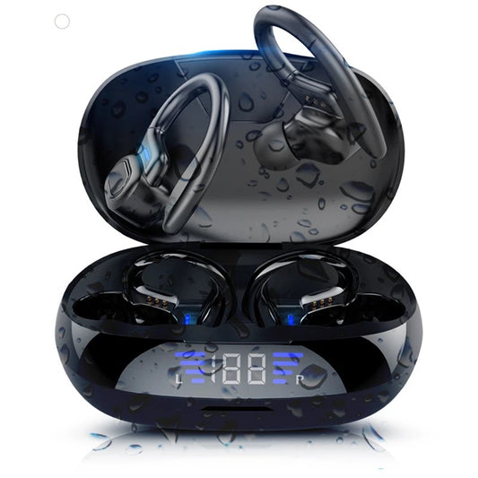 Auriculares deportivos TWS con pantalla LED y Bluetooth V5.0 para iPhone y Huawei