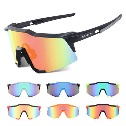 Gafas de sol deportivas para bicicleta, para hombre y mujer, resistentes al viento, con protección UV400, para bicicleta de carretera