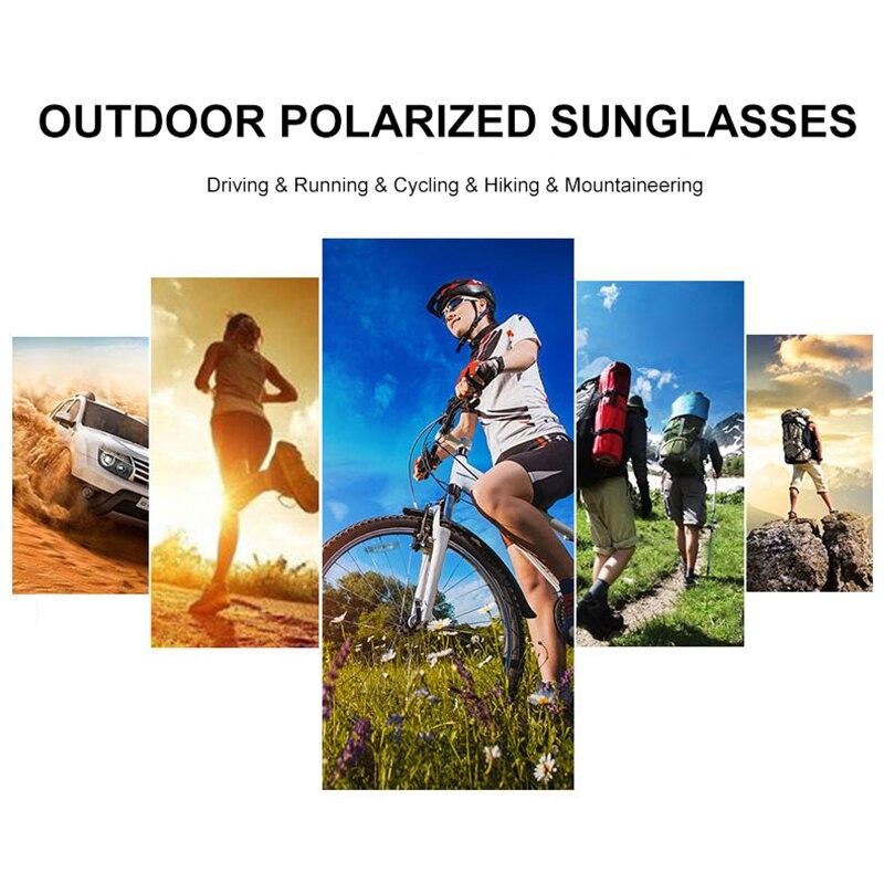 Gafas de sol polarizadas para ciclismo deportivo TR90 fotocromáticas UV