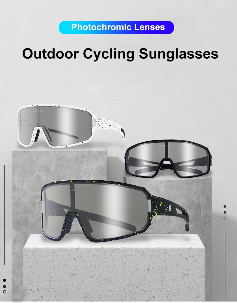 Gafas de sol polarizadas para ciclismo deportivo TR90 fotocromáticas UV