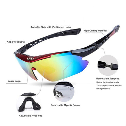 Gafas de sol deportivas para exteriores para hombre Gafas para bicicleta de carretera Ciclismo de montaña