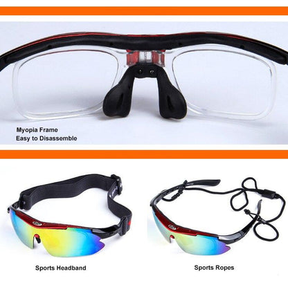 Gafas de sol deportivas para exteriores para hombre Gafas para bicicleta de carretera Ciclismo de montaña