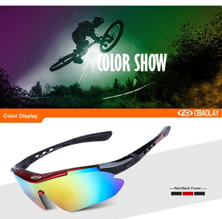 Gafas de sol deportivas para exteriores para hombre Gafas para bicicleta de carretera Ciclismo de montaña